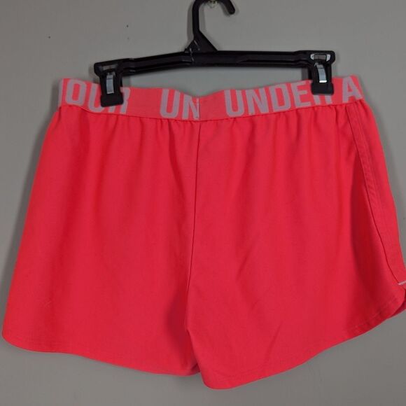 Under Armour Pink Logo Waistband Running Shorts – Size M - Picture 5 of 6